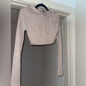 Taupe/nude Gymshark lounge hoodie